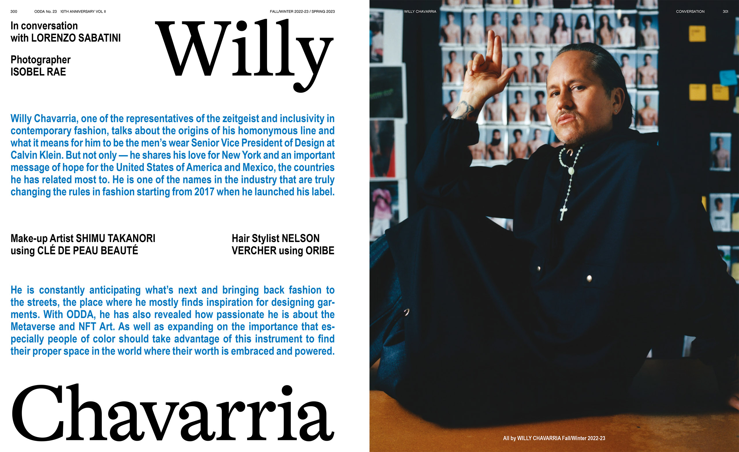 Willy Chavarria - linkedin - giornalismo di moda